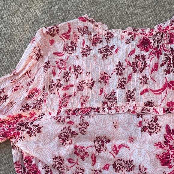 NWT size small Poupette St Barth Ilona Mini Dress Pink Grasse S - Picture 7 of 7